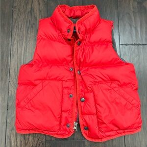 GAP Toddler Vest with Red and Gray Accents, Size 3.